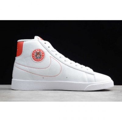 Nike Blazer Mid Qs High Kırmızı Kaykay Ayakkabı Türkiye - JQJMVSSF